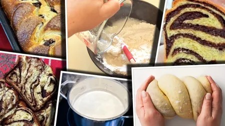 Crăciun dulce. Cozonac cu aluat opărit, după rețeta gospodinelor desăvârșite. Super-fraged, super-gustos!