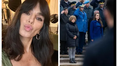 Oana Gheorghiu a scandalizat-o pe Dana Budeanu după ce a venit în blugi şi bocanci la festivităţile de 1 Decembrie: 