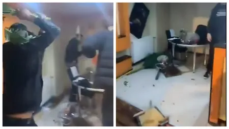 VIDEO șocant! Ultrașii lui Feyenoord au distrus un apartament din București după înfrângerea în fața lui FCSB!