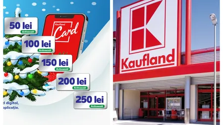 Kaufland oferă vouchere de 250 de lei în perioada sărbătorilor. Care sunt condițiile
