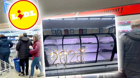 EXCLUSIV Rafturi goale la Lidl înainte de Anul Nou! Produsele pentru care românii s-au îmbulzit înainte de Revelion