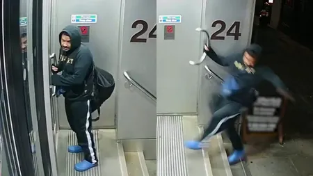 Un bărbat din Londra a fost condamnat la închisoare după o tentativă de jaf în care a rămas cu mânerul ușii în mână. Imaginile par desprinse din „Singur Acasă” VIDEO