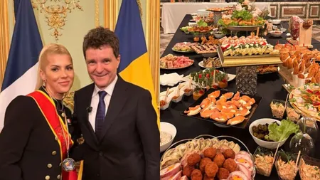 Ce a mâncat Nicușor Dan în vizită la Paris. A fost servit de o fostă câștigătoare a concursului Chefi la cuțite FOTO