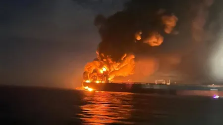 Un petrolier din flota fantomă a Rusiei, atacat de drone din Ucraina, a eșuat în dreptul Bulgariei. Summit cu greii Europei la Londra