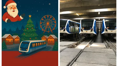 Program Metrorex de sărbători 2025. Cum vor circula metrourile de Crăciun și Revelion