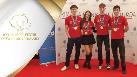 Team România 2025 aduce acasă aurul de la Olimpiada Mondială de Robotică. Patru liceeni din Turda, incluși în campania „100 de tineri pentru dezvoltarea României”