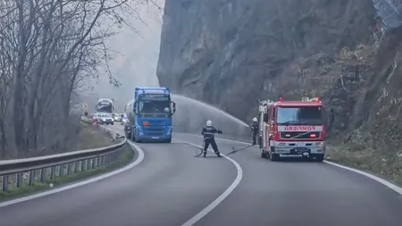 Valea Oltului, blocată din cauza unor scurgeri de gaze dintr-o cisternă. A fost emis mesaj RO-ALERT pentru avertizarea populației