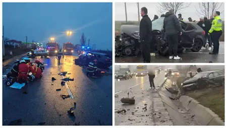 Accident mortal pe E85, în județul Neamț. O persoană și-a pierdut viața, iar alte cinci au fost rănite