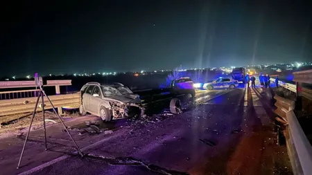 Accident cumplit în județul Galați. 8 victime, inclusiv un copil de trei ani, după ce două mașini s-au ciocnit violent