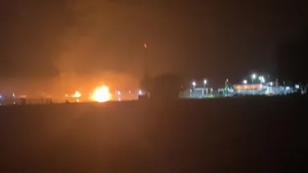 Alertă la granița României! Rușii au atacat portul Izmail cu drone, exploziile puternice s-au văzut din județul Tulcea