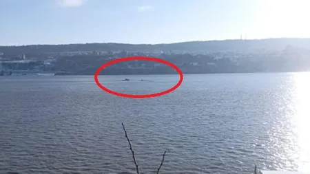 O barjă cu îngrășământ de azot s-a scufundat în Dunăre. Apele Române au luat probe pentru analiză