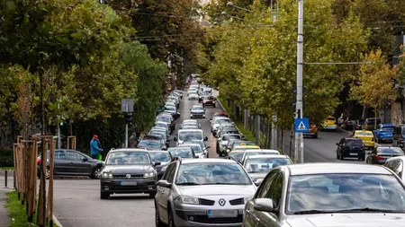 STUDIU: Câte zile au pierdut bucureștenii în trafic în 2025. Viteza medie de deplasare a fost de numai 18,5 km/h