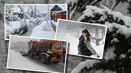 Vreme extremă în România. Ninsori, ger, ploi și polei în următoarele ore. Cod portocaliu și galben, inclusiv la București