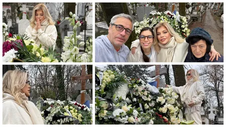 Loredana Groza la mormântul tatălui său, la două zile de la înmormântare. Cum a apărut artista