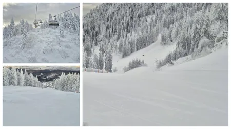 S-a deschis sezonul de schi în Poiana Braşov. Ce pârtii sunt funcționale și cum circulă transportul pe cablu