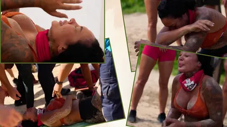 VIDEO Cutremur la Survivor 2026! Naba Salem, victima unui accident cumplit. A plâns de durere, medicii au luat-o cu targa