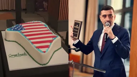 Cum explică George Simion faptul că a tăiat un tort în forma Groenlandei glazurat cu steagul SUA la o recepție la Washington: „Minciunile pot fi repetate la nesfârșit, dar adevărul rămâne același: relația cu SUA este vitală pentru România” VIDEO