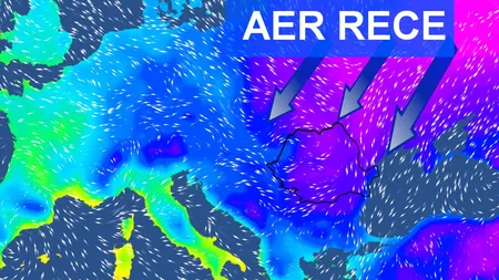 Vortexul polar se întoarce în România. ANM anunță ger năprasnic, ninsori și polei în zilele următoare. Temperaturile vor coborî până la –18 grade Celsius