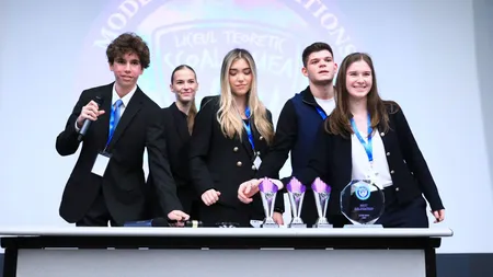 Viitorul diplomației începe la București: Elevii preiau controlul la LTSM MUN 2026 în Senatul României