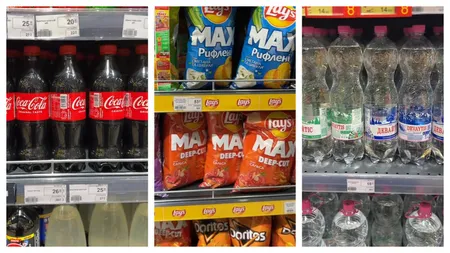 O româncă a mers la un supermarket din Ucraina și a fost surpinsă de prețurile mici. Cât costă o pungă de chipsuri sau o sticlă de Coca-Cola