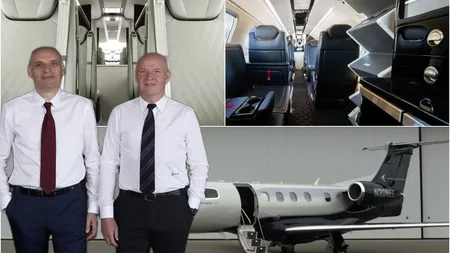 Cum arată avionul privat de 9 milioane de euro deținut de frații Pavăl. Jetul este 