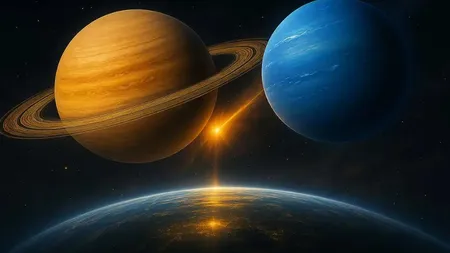 Cum influențează conjuncția Saturn–Neptun destinul zodiilor. Este un prag cosmic rar