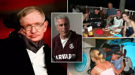 Stephen Hawking apare în dosarele Epstein într-o poză pe un șezlong, alături de două femei în bikini. Ipostaza incredibilă în care a fost surprins fizicianul