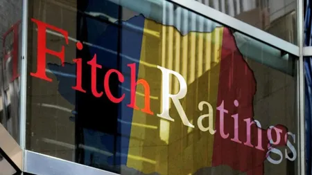 Fitch menţine ratingul României la BBB-, perspectivă negativă. 