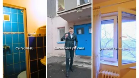 Garsonieră de 11 metri pătrați, vândută cu 22.000 de euro. Anunțul unei agenții imobiliare a ajuns rapid subiect de glumă pe internet: ”Bucătăria e în baie”