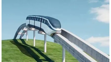 Primul oraș din România care ar putea avea tren suspendat. Ce traseu ar urma să aibă