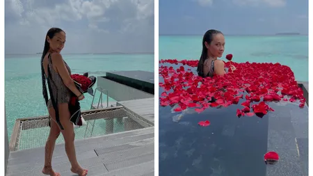 Cu cine a plecat Vlăduța Lupău în Maldive. Imagini spectaculoase din vacanță