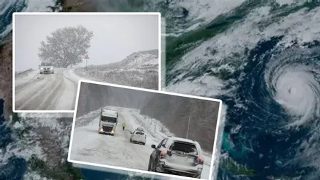 Alertă meteo. Un nou ciclon polar loveşte România. Strat nou de zăpadă în multe judeţe, viscol la munte. Noile HĂRŢI ANM