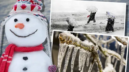Alertă meteo. ANM anunţă strat nou de zăpadă la munte, va ninge viscolit în zilele următoare