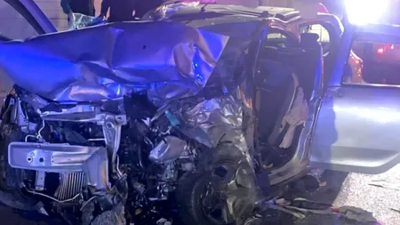 Accident teribil produs de un tânăr băut care avea permisul suspendat! Bilanț tragic - un bărbat a murit, un copil și o femeie sunt în stare gravă!