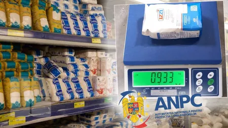 Descoperirea făcută de ANPC în magazine: sute de tone de zahăr cu gramaj mai mic decât cel de pe etichetă