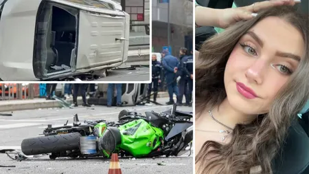 Accident cumplit în Italia. O româncă de 20 de ani a murit pe loc după ce motocicleta pe care se afla a intrat într-un taxi