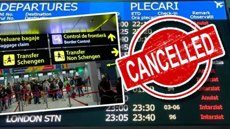 Peste 20 de zboruri spre și dinspre București sunt anulate joi, din cauza războiului. LISTA completă a acestora