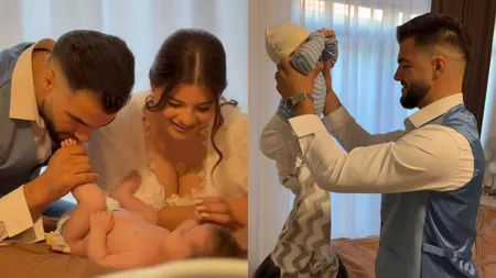 Momente emoționante pentru familia Sterp: David a fost binecuvântat! De ce au ales părinții să nu-și boteze fiul: „Așa cum este scris în Biblie