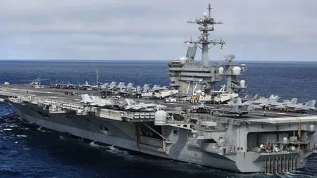 Gardienii Revoluţiei anunţă că au atacat portavionul USS Abraham Lincoln ”cu patru rachete balistice”