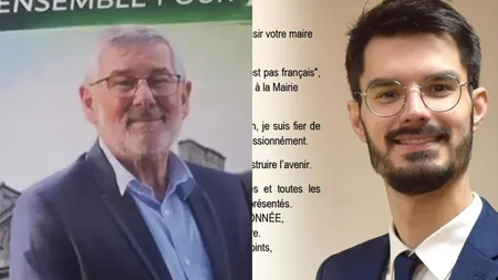 Hittler și Zielinski, în cursa pentru primăria unui orășel din Franța. Cei doi contracandidați, indignați de glumele care se fac pe seama numelor lor: 