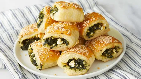 Rețetă de rulouri din ștevie pane. Este un preparat de post și extrem de delicios