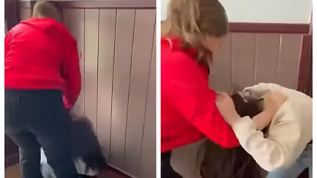 Scene șocante într-o școală din Prahova. O bătaie între două eleve a scandalizat o comunitate întreagă: ”Ne omoară copiii, e un monstru!”