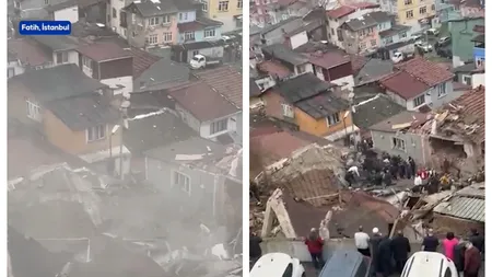 Explozie puternică în cartierul Fatih din Istanbul. Două clădiri s-au prăbușit, iar mai mulți oameni au fost prinși sub dărâmături
