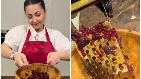 Cum face Gabriela Cristea salata de sfeclă roșie: 