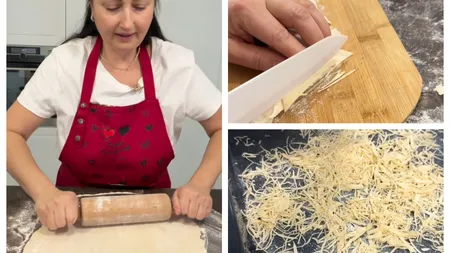 Rețeta de tăiței de casă a Gabrielei Cristea. Iese o supă de pui delicioasă