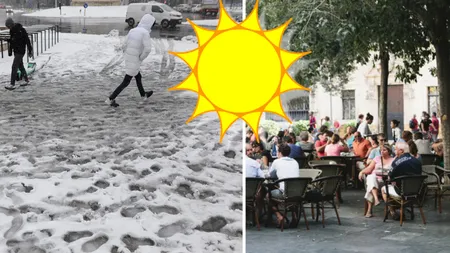 Prognoza meteo lunară. Alternanţe meteo periculoase, se trece de la temperaturi de îngheţ la vreme de terase şi tricou