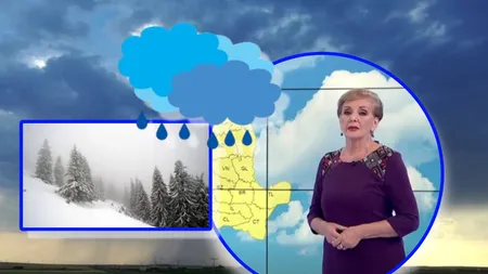 Prognoza meteo. Romica Jurca anunţă că se adună norii peste România. Vremea se răceşte, reapar ninsorile la munte în weekend