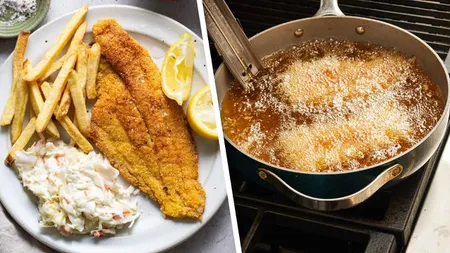 Rețetă de pește prăjit cu mălai, numai bun de savurat cu mujdei de usturoi. Ce trebuie să faci ca să iasă crocant în exterior și suculent în interior