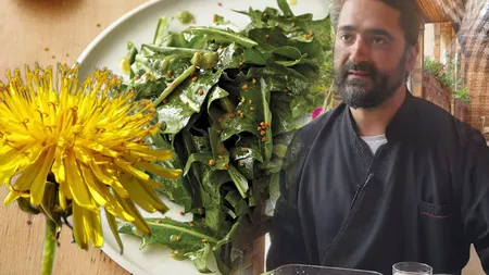 Salată de păpădie mănăstirească, după rețeta fratelui Daniel. Preparatul de post care facilitează eliminarea toxinelor din corp