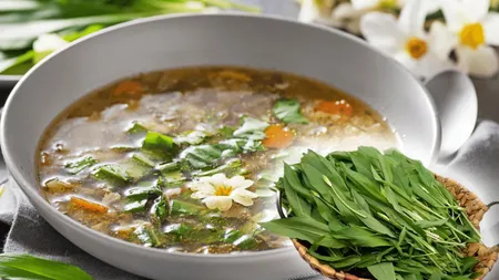 Rețetă pentru supă de leurdă, un adevărat deliciu. Usturoiul sălbatic are numeroase beneficii pentru organism